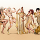 Morgan McMichaels (left), Aja, Shangela, Milk, Kennedy Davenport, Chi Chi DeVayne, BenDeLaCreme, Thorgy Thor, Trixie Mattel (Photo: VH1)
